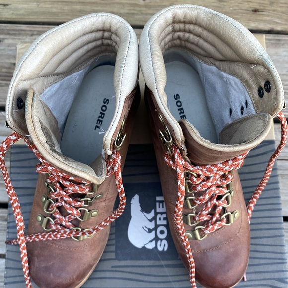 SOREL Conquest Wedge boots. Size 6 US 23cm Brown - Picture 5 of 7
